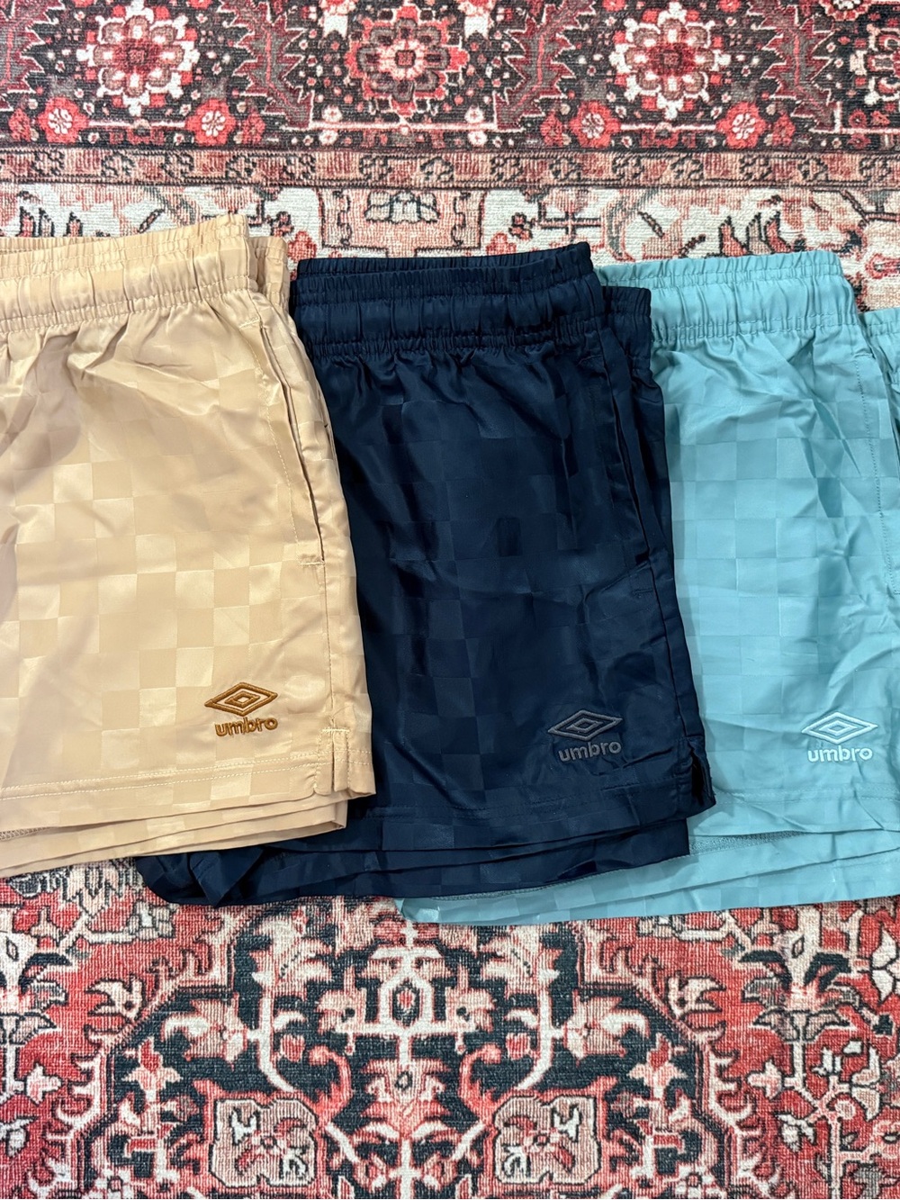 Umbro Athletics shorts in teal